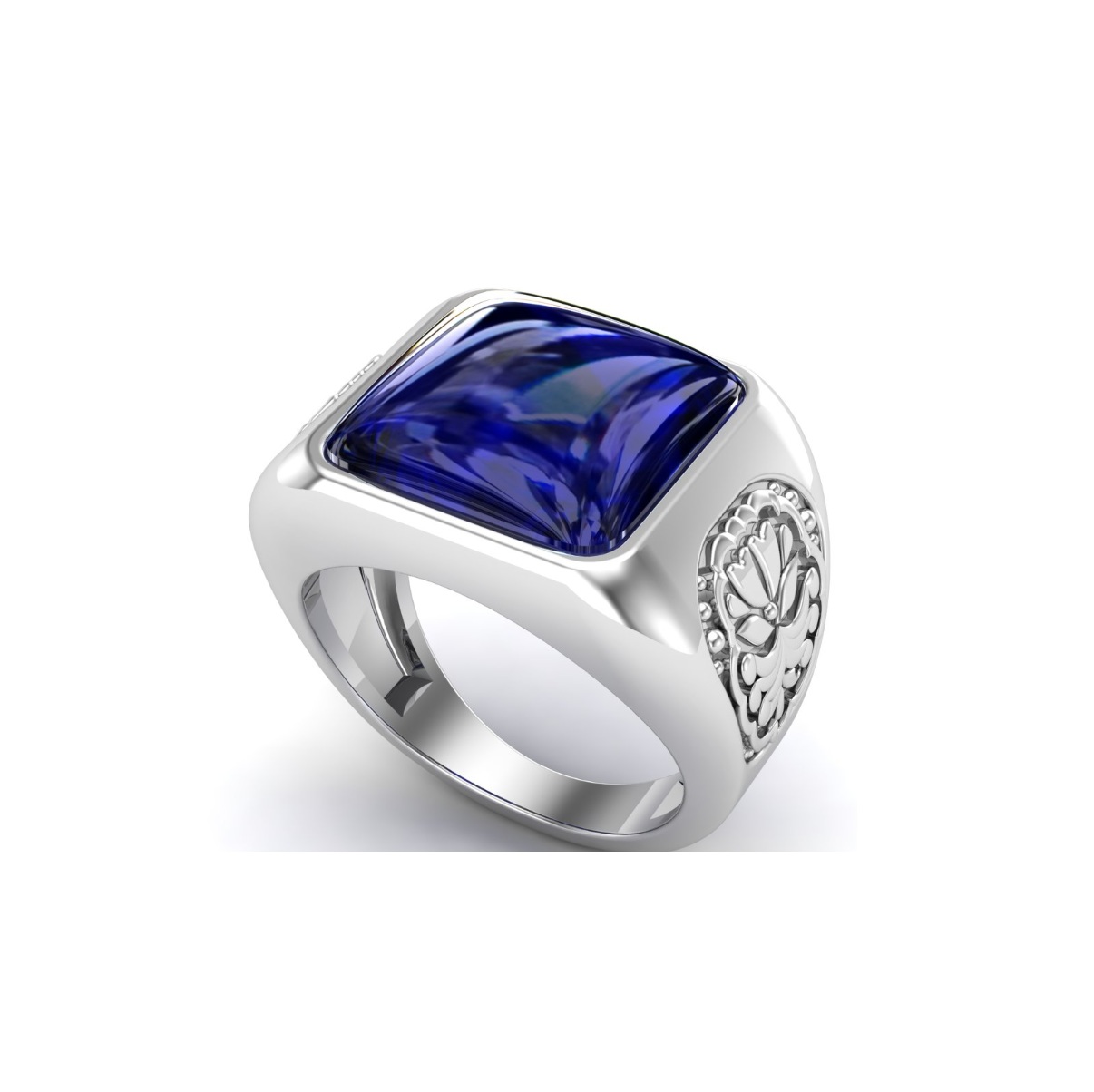 Bague lapis lazuli argent Alexander
